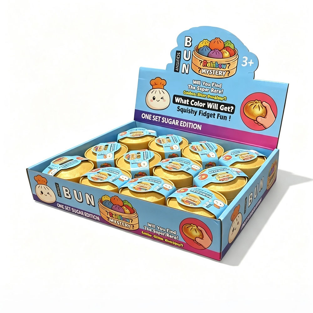 Food Storage Heat - ของขวัญแกล้งขำขันอาหารจำลองเสมือนจริง 1-6 ชิ้น กล่องสุ่มเซอร์ไพรส์ ซาลาเปาสีสันสดใส ของเล่นบีบสัมผัสได้