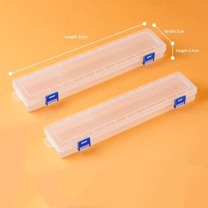 Food Storage Drawing - กล่องเก็บของพลาสติกสีขาว อุปกรณ์จัดเก็บอเนกประสงค์สำหรับงานวาดภาพ งานเย็บปักถักร้อย เครื่องมือช่าง แปรง ปากกา
