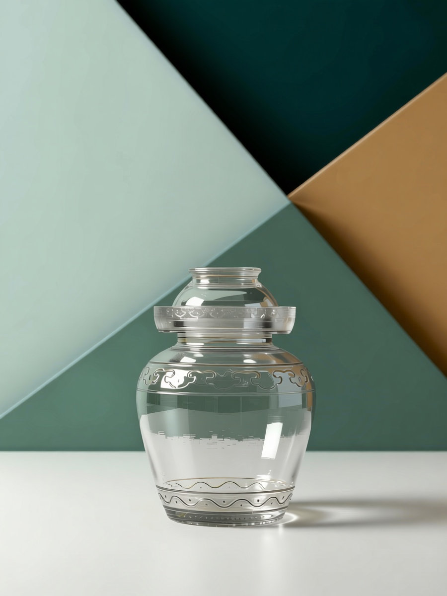 Food Storage Glass Container Set - โหลแก้วสำหรับดองผัก ภาชนะหมักเก็บอาหารแบบปิดสนิท สำหรับคิมจิ ผักดอง ดองผัก จัดเก็บผัก