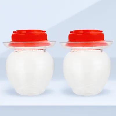 Food Storage Jars & Containers - 2 ชิ้น โหลพลาสติกสำหรับใส่ผักดอง โหลเก็บอาหารในครัวเรือน โหลเก็บอาหารแบบปิดสนิท โหลใสสำหรับใส่ผักดอง