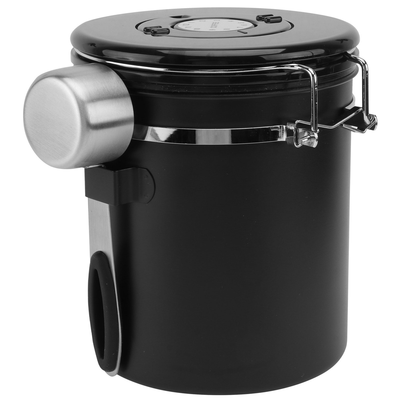 Food Storage Jars & Containers - 1 ชิ้น ภาชนะเก็บเมล็ดกาแฟ สแตนเลส ฝาปิดสนิท กันความชื้น
