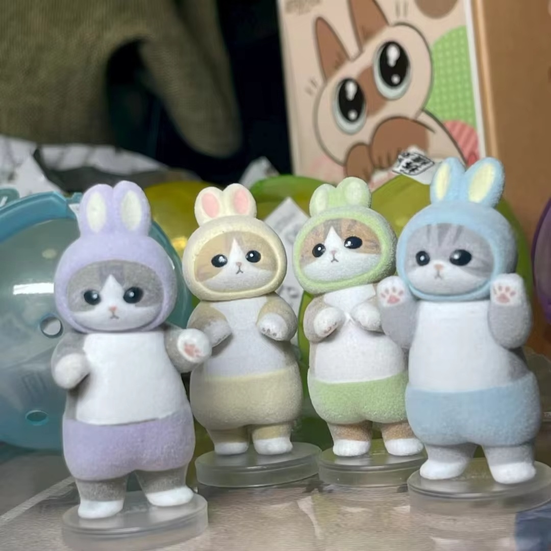 Food Storage Eggs - โมฟุแซนด์รูปผึ้ง กล่องสุ่ม ไข่บิด รูปแมว อนิเมะ ฟิกเกอร์
