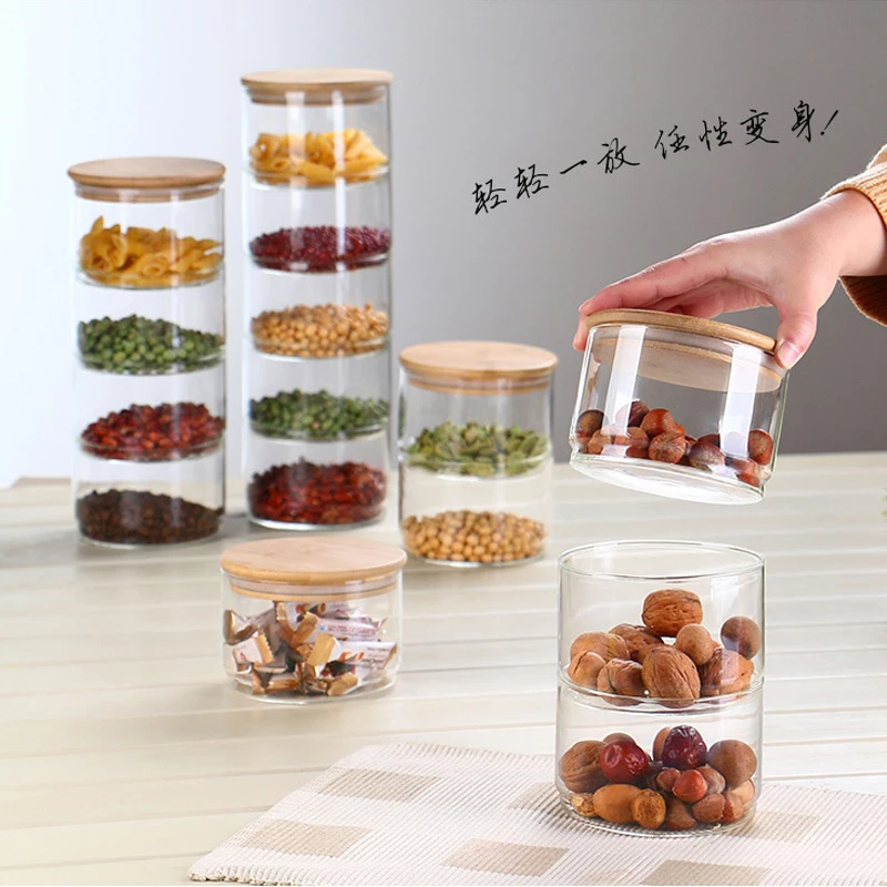 ชุดภาชนะแก้ว 3 ชั้น ขนาด 1200  - Food Storage Glass Container Set บทวิจารณ์และราคา