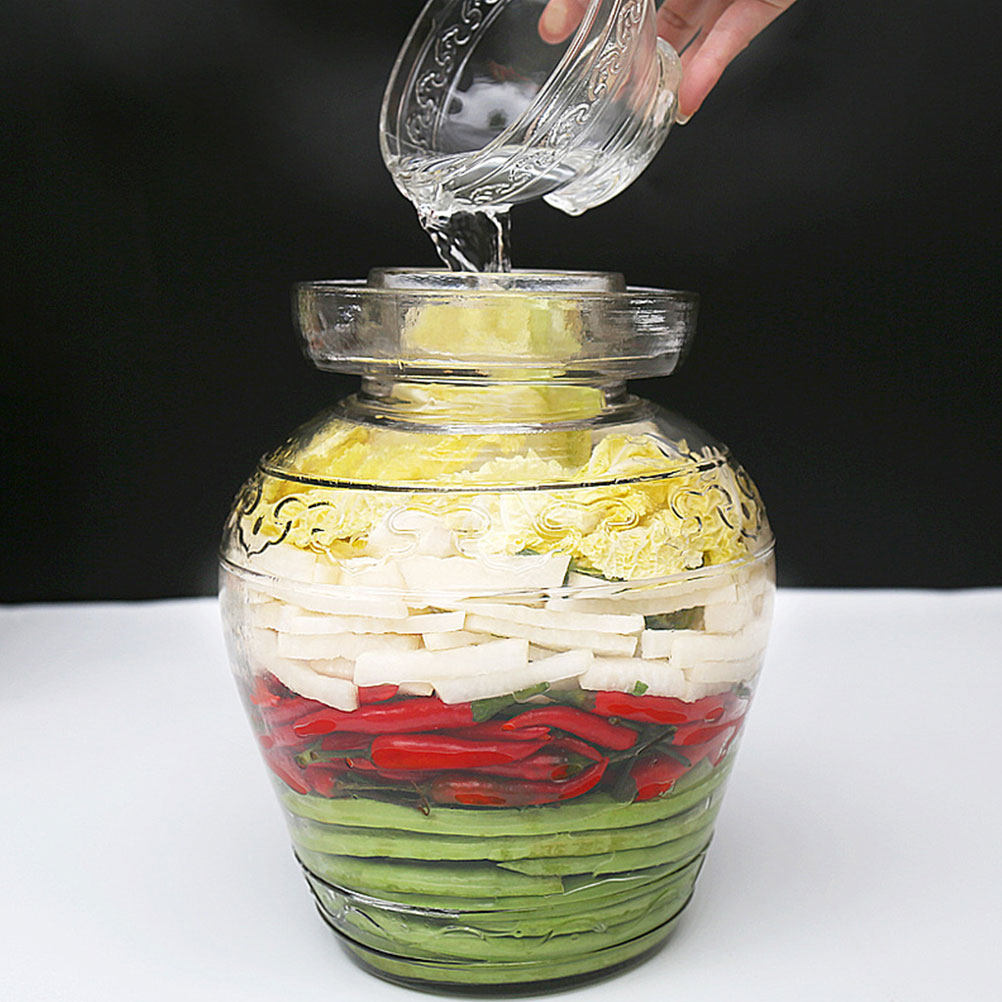 โหลแก้วสำหรับดองผัก ภาชนะหมักเ - Food Storage Glass Container Set บทวิจารณ์และราคา