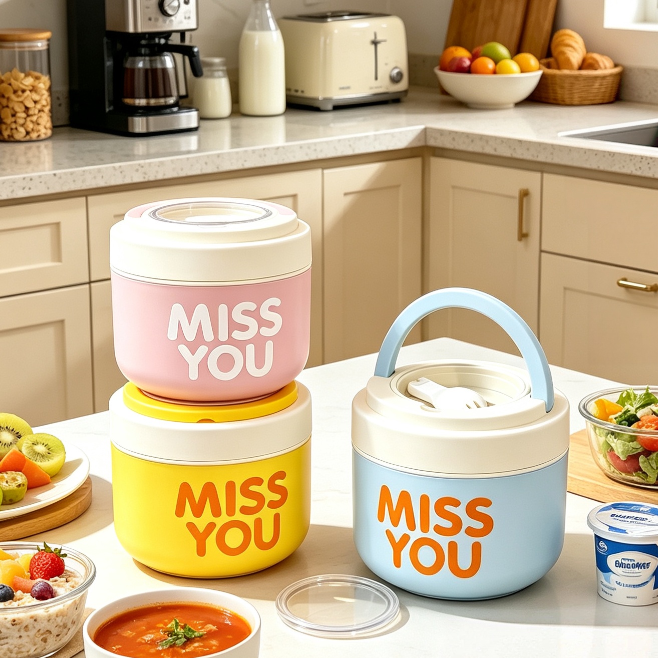ถ้วยอาหารเช้าสแตนเลส 304 แบบมี - Food Storage Box Stainless Steel บทวิจารณ์และราคา