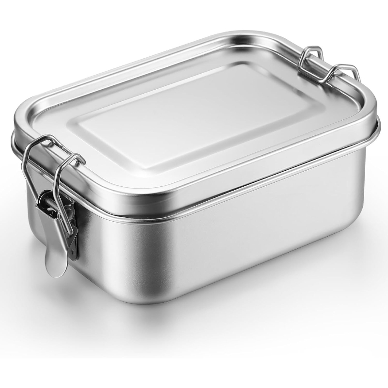 ภาชนะเก็บอาหารสแตนเลสพร้อมฝาปิ - Food Storage Organization บทวิจารณ์และราคา