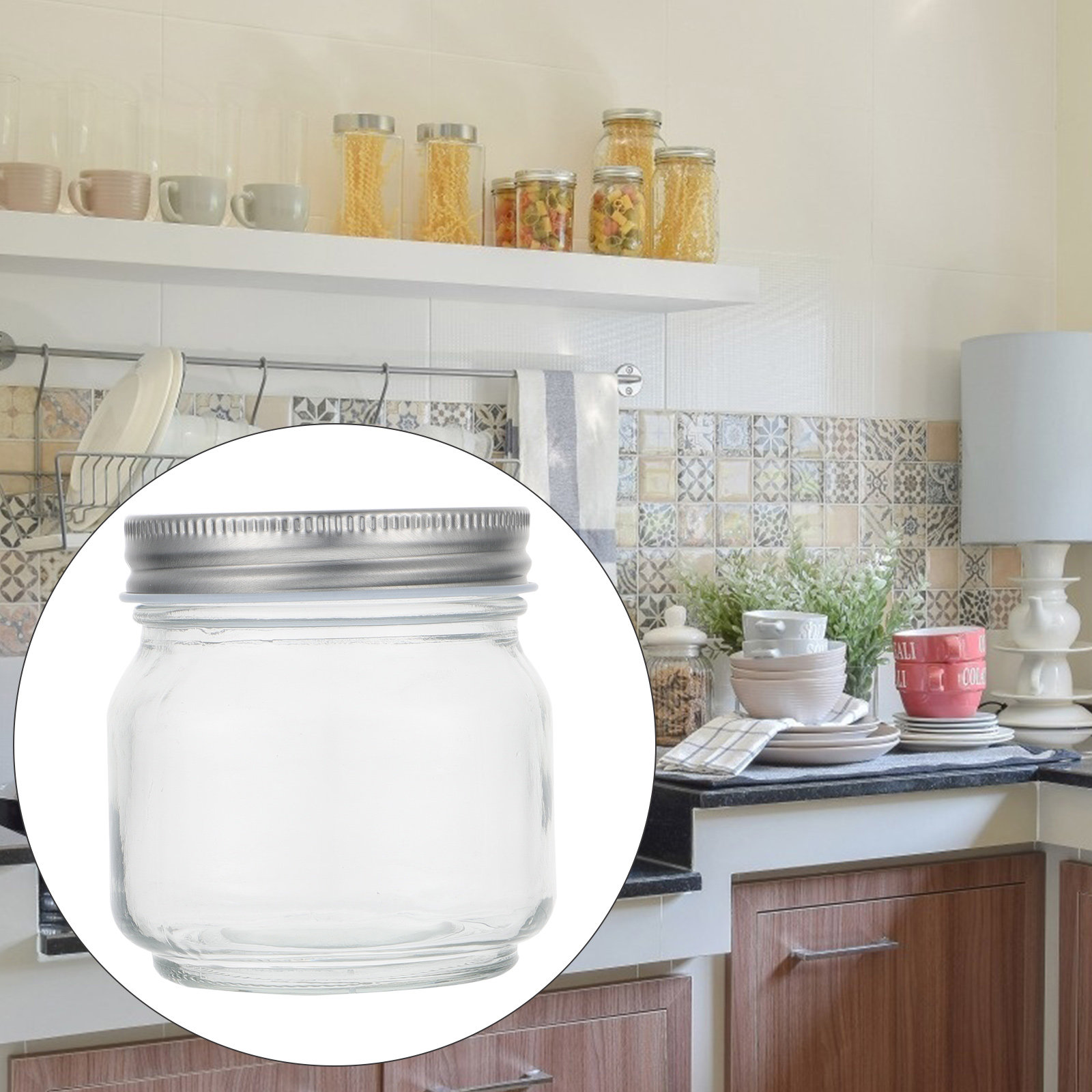 ชุดโหลแก้วเมสัน 6 ชิ้น โหลเก็บ - Food Storage Glass Container Set บทวิจารณ์และราคา