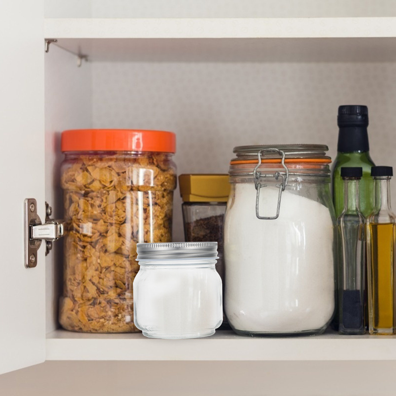 ชุดโหลแก้วเมสัน 6 ชิ้น โหลเก็บ - Food Storage Glass Container Set บทวิจารณ์และราคา