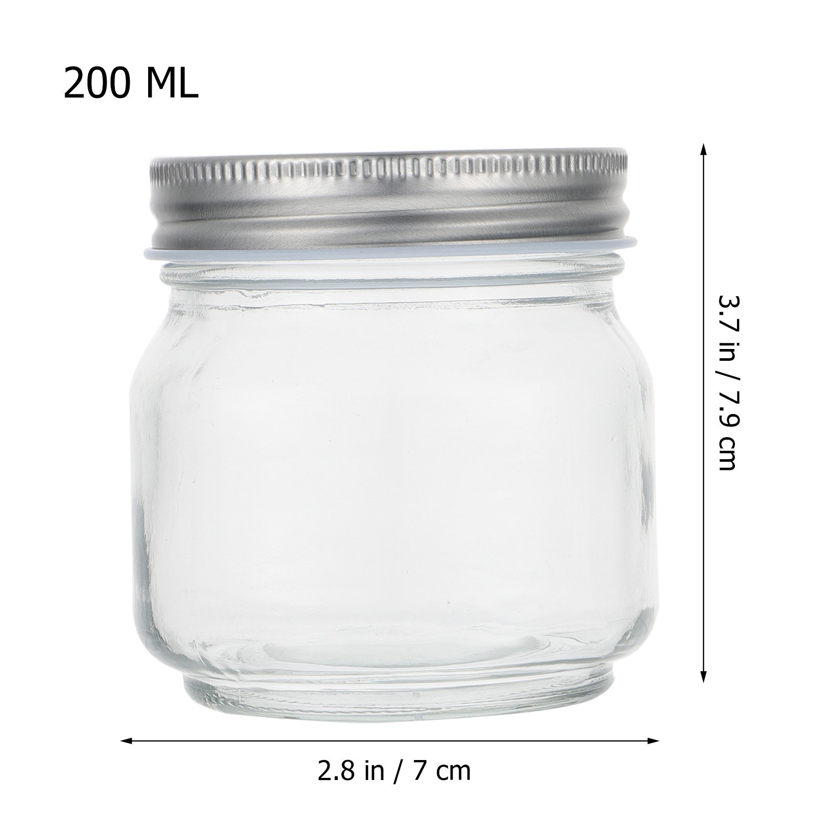 ชุดโหลแก้วเมสัน 6 ชิ้น โหลเก็บ - Food Storage Glass Container Set บทวิจารณ์และราคา