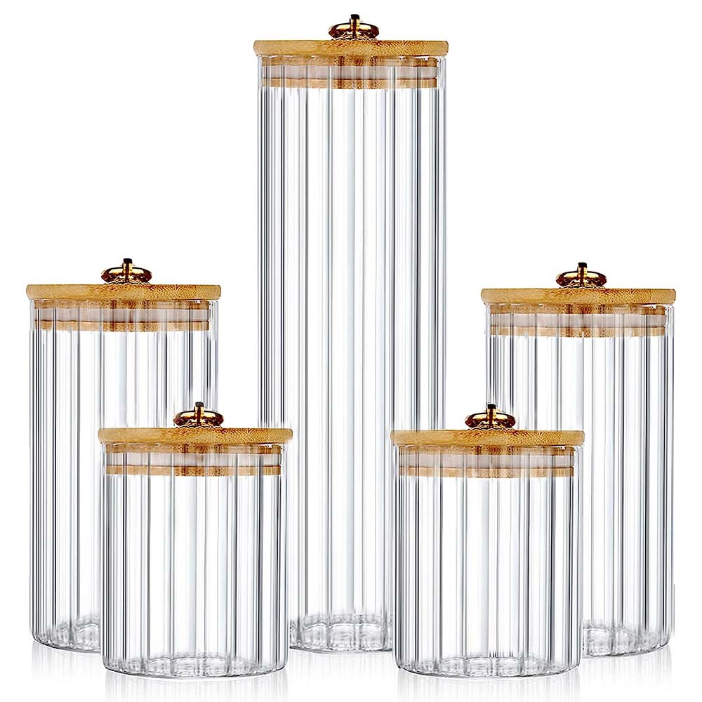 ชุดโหลแก้วเก็บอาหาร 3 ใบ ฝาปิด - Food Storage Glass Container Set บทวิจารณ์และราคา