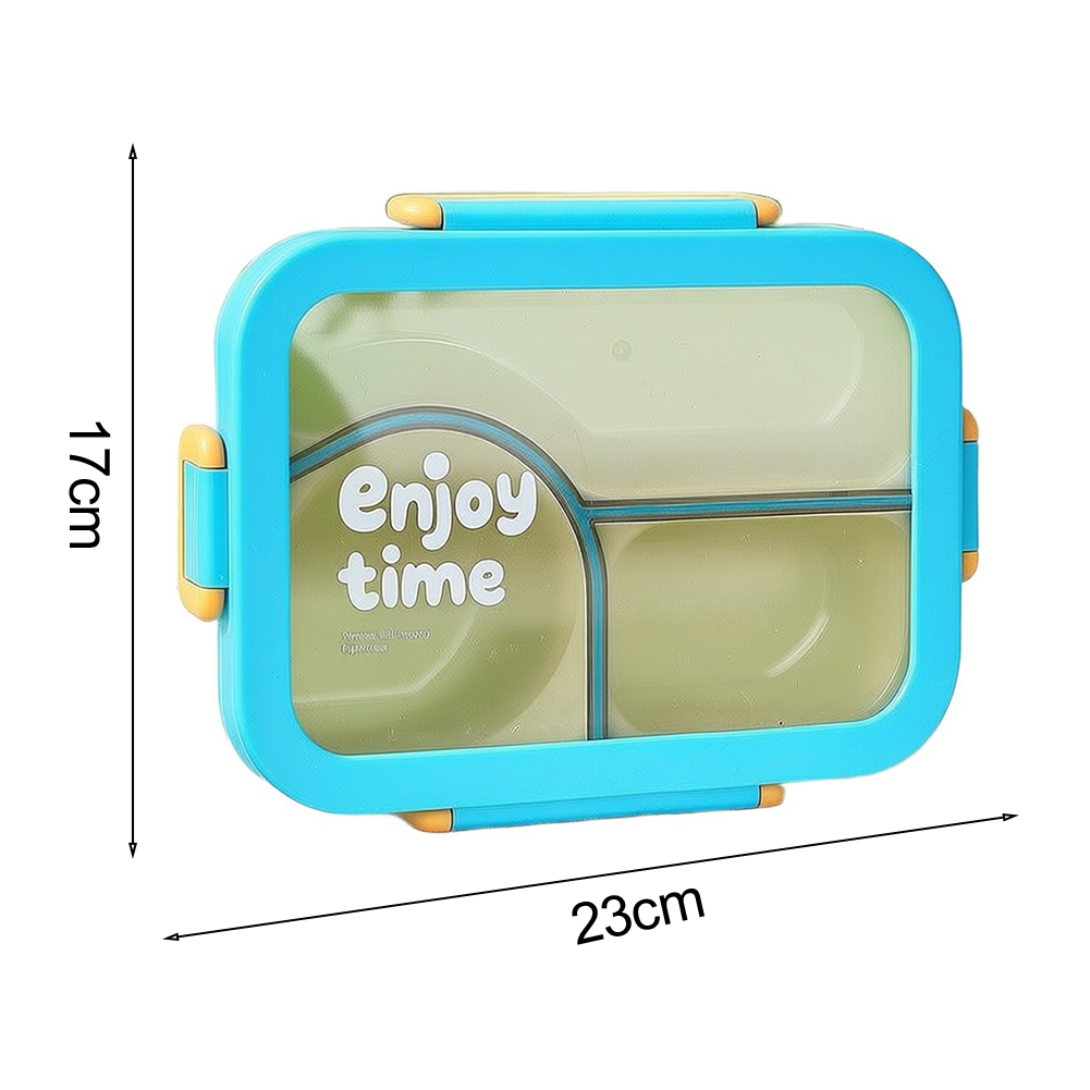 กล่องอาหารสแตนเลส 3 ช่อง ป้องก - Food Storage Box Stainless Steel บทวิจารณ์และราคา
