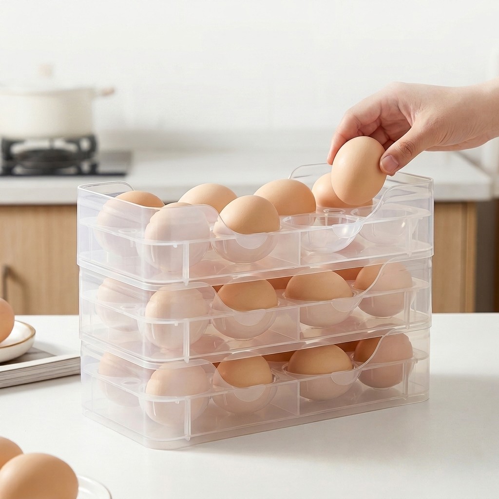 ที่วางไข่แบบซ้อนกันได้สำหรับปร - Food Storage Eggs บทวิจารณ์และราคา