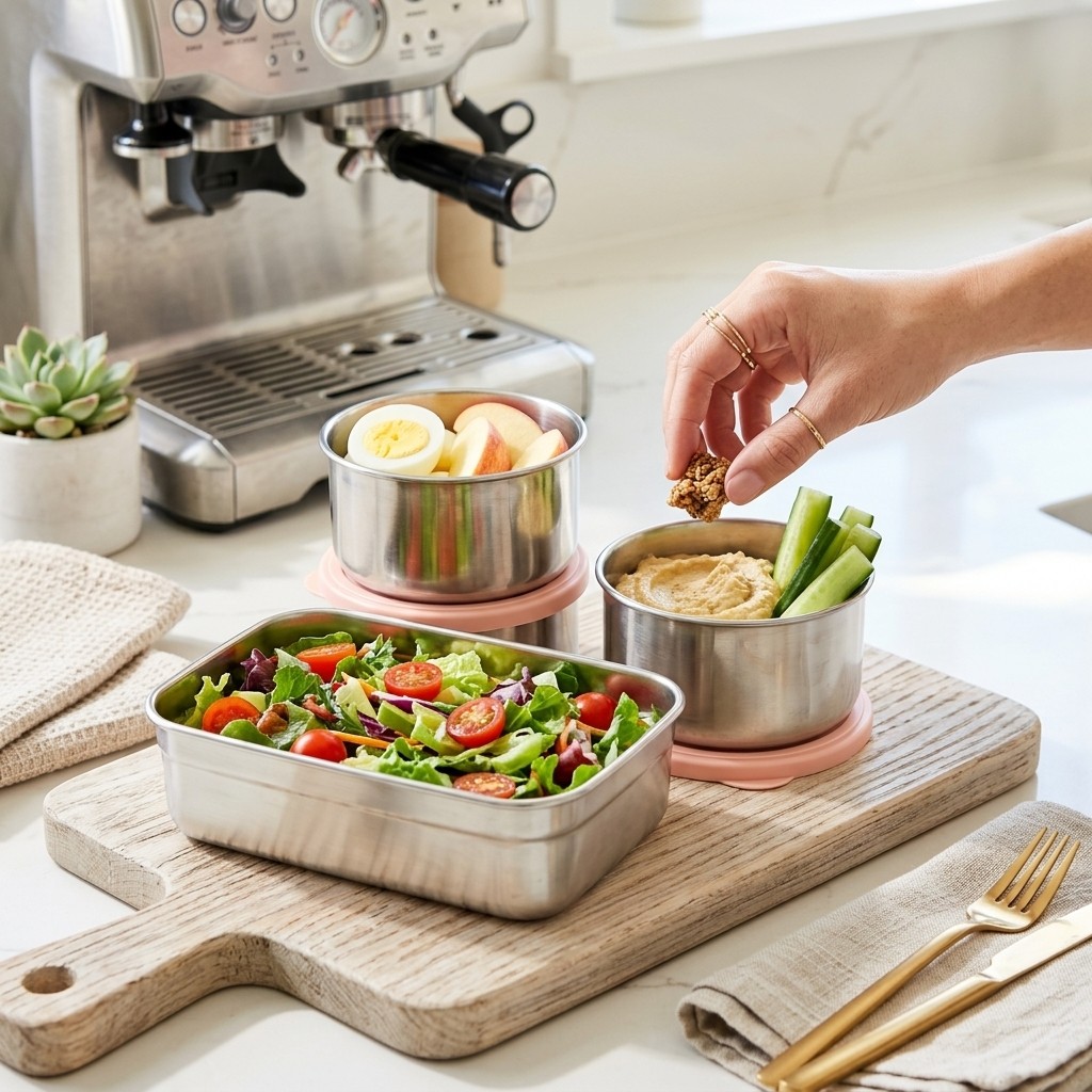 กล่องอาหารกลางวันสแตนเลส 304 ใ - Food Storage Kits บทวิจารณ์และราคา