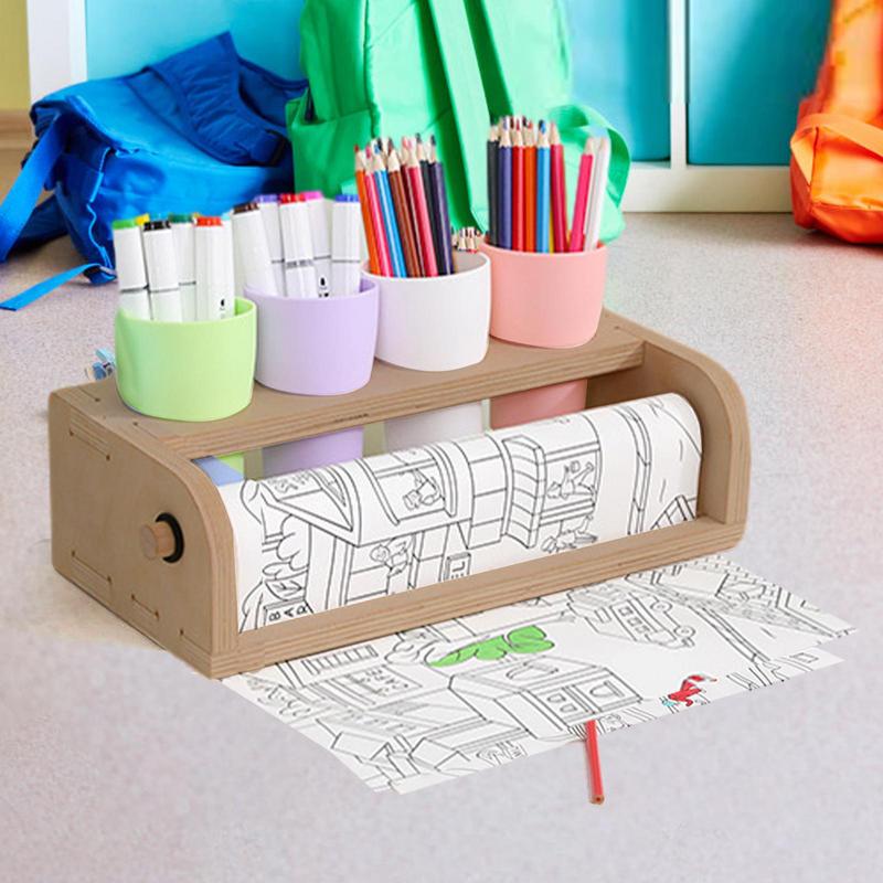 กระดาษวาดภาพผู้ถือม้วน Art ภาพ - Food Storage Drawing บทวิจารณ์และราคา