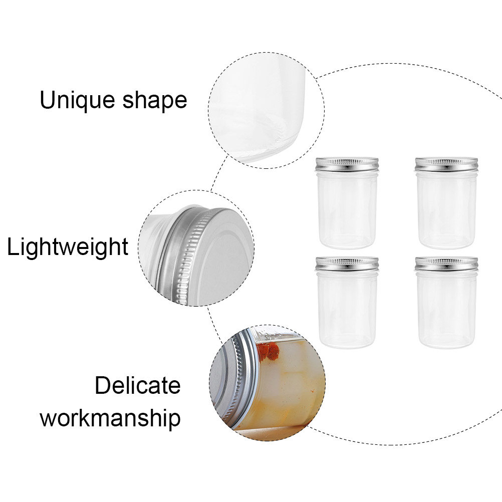 ชุดโหลแก้วสำหรับเก็บแยม 4 ชิ้น - Food Storage Jars & Containers บทวิจารณ์และราคา