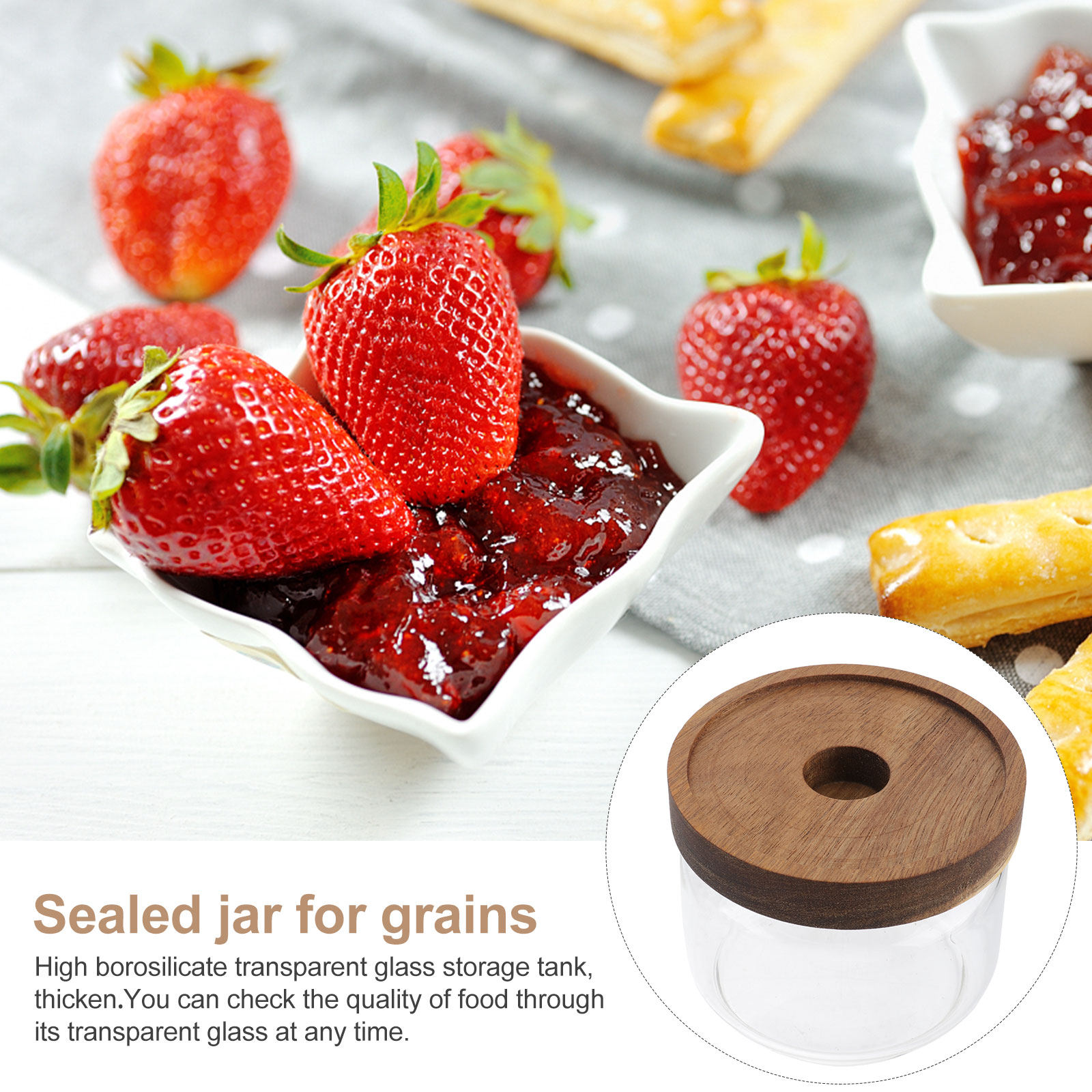 โหลแก้วสำหรับเก็บอาหาร ปิดผนึก - Food Storage Jars & Containers บทวิจารณ์และราคา