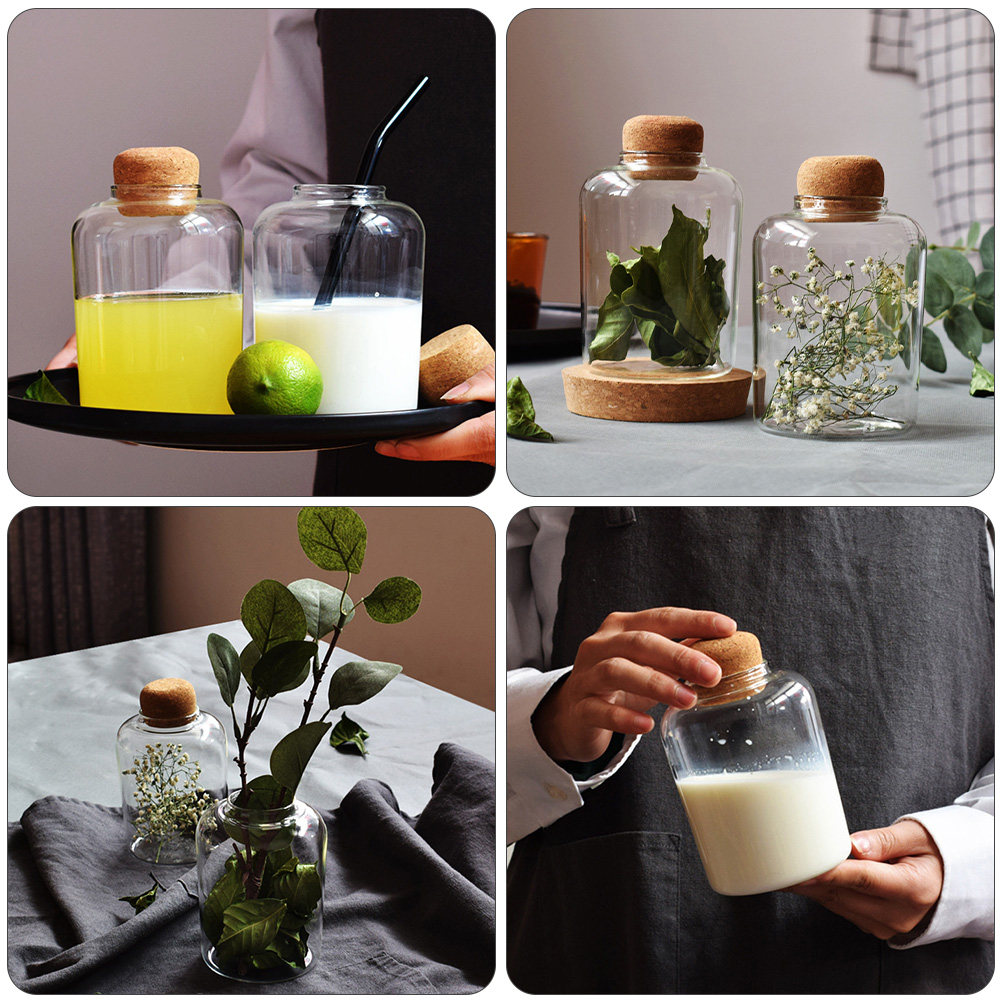 1 ชิ้น โหลแก้วเก็บอาหาร ฝาจุกไ - Food Storage Glass Container Set บทวิจารณ์และราคา