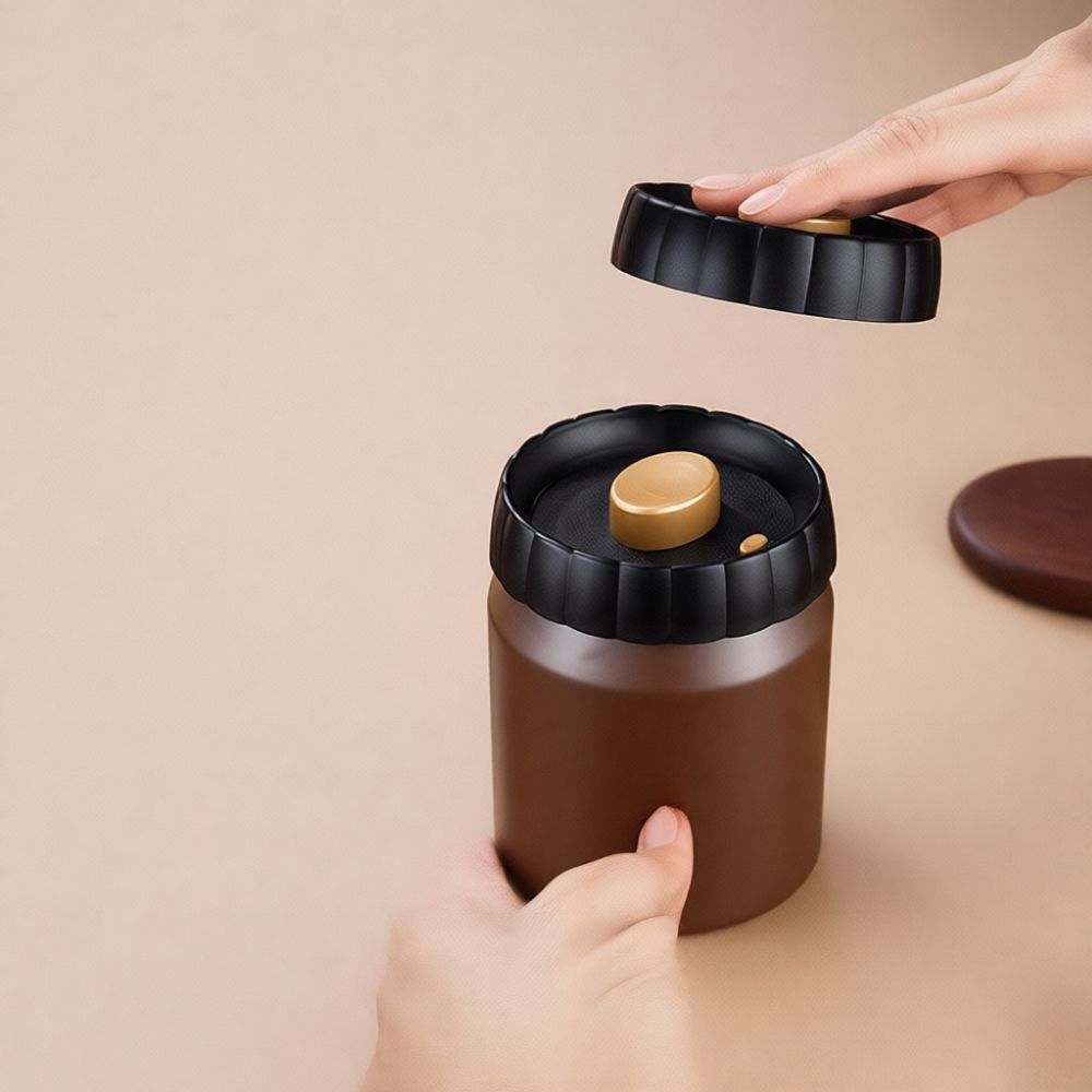 กระปุกเก็บเมล็ดกาแฟสุญญากาศ สแ - Food Storage Jars & Containers บทวิจารณ์และราคา