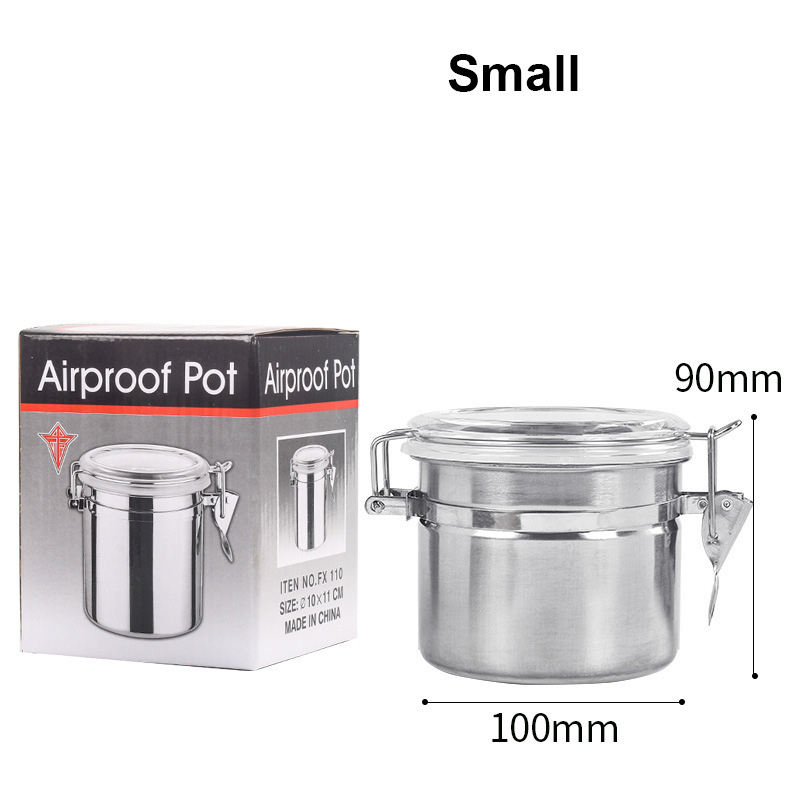 กระปุกสแตนเลสสตีลแบบปิดสนิท พร - Food Storage Jars & Containers บทวิจารณ์และราคา