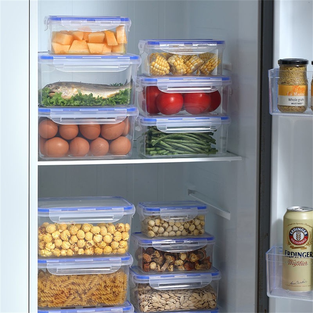 กล่องเก็บอาหารใส 1/4 แพ็ค กล่อ - Food Storage Organization บทวิจารณ์และราคา