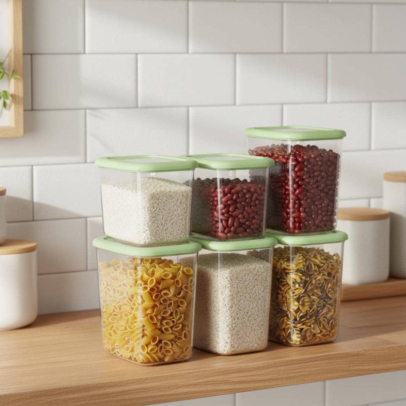 ชุดกล่องถนอมอาหารสุญญากาศ 6 ชิ - Food Storage Organization บทวิจารณ์และราคา