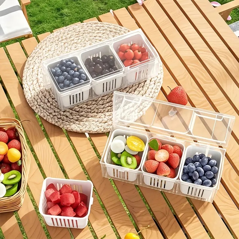 กล่องเก็บอาหารแบบช่องใส่ 1 ชิ้ - Food Storage Organization บทวิจารณ์และราคา