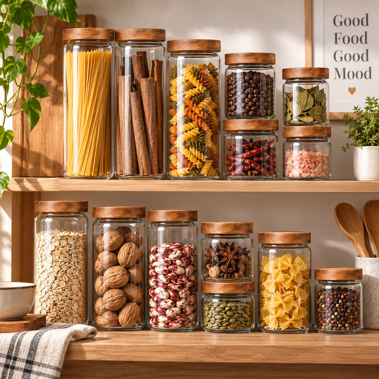 1 ชิ้น ชุดขวดแก้วเก็บอาหารพร้อ - Food Storage Glass Container Set บทวิจารณ์และราคา