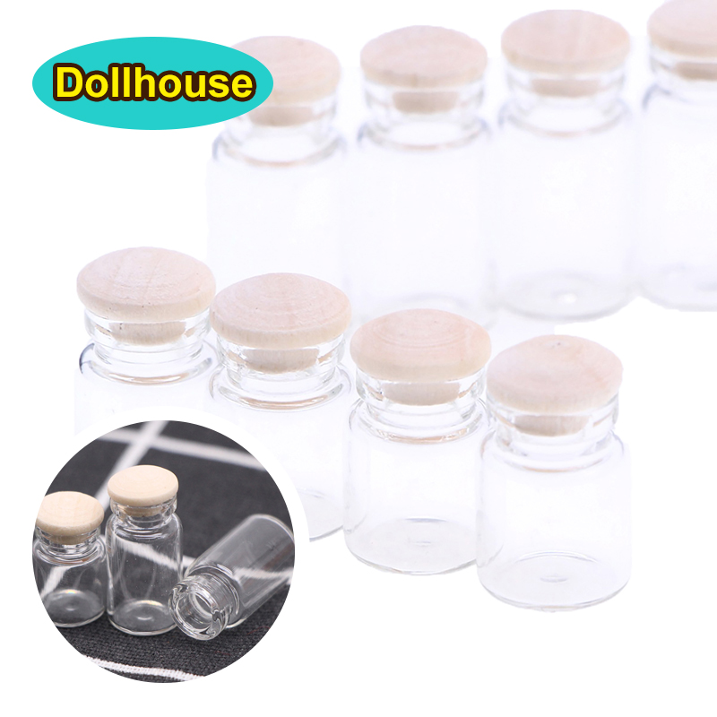 ขวดแก้วจิ๋วสำหรับบ้านตุ๊กตา ขน - Food Storage Jars & Containers บทวิจารณ์และราคา