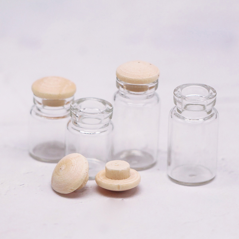 ขวดแก้วจิ๋วสำหรับบ้านตุ๊กตา ขน - Food Storage Jars & Containers บทวิจารณ์และราคา
