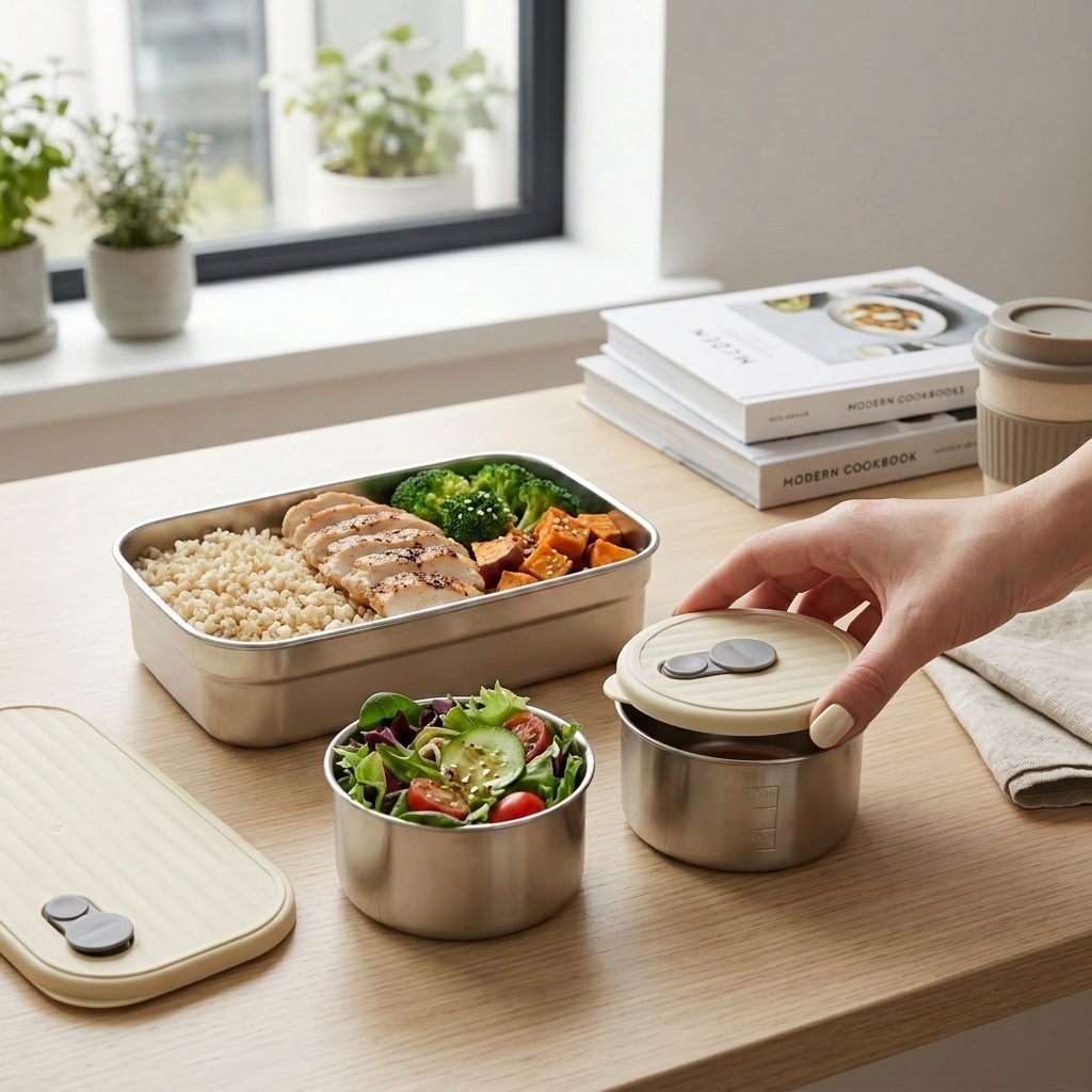 กล่องอาหารสแตนเลส 304 สำหรับไม - Food Storage Kits บทวิจารณ์และราคา