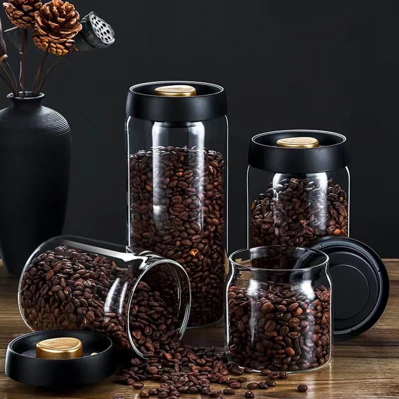 เมล็ดกาแฟขวดปิดผนึกสูญญากาศ, โ - Food Storage Glass Container Set บทวิจารณ์และราคา