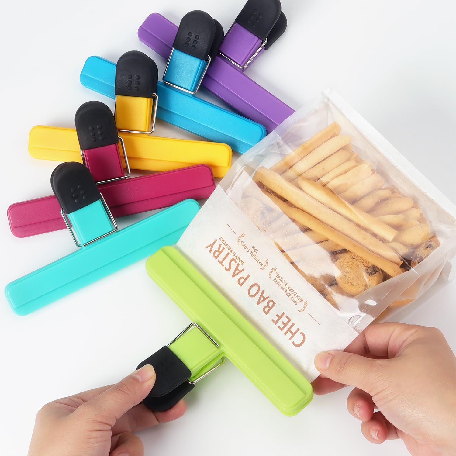 คลิปหนีบอเนกประสงค์ 3-12 ชิ้น  - Food Storage Organization บทวิจารณ์และราคา