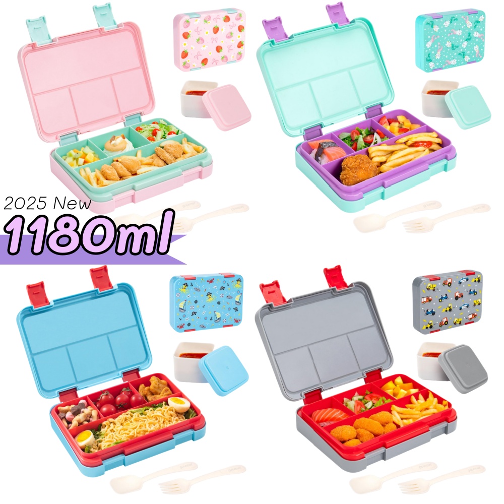 40oz รูปแบบการ์ตูน Bento กล่อง - Food Storage Kits บทวิจารณ์และราคา