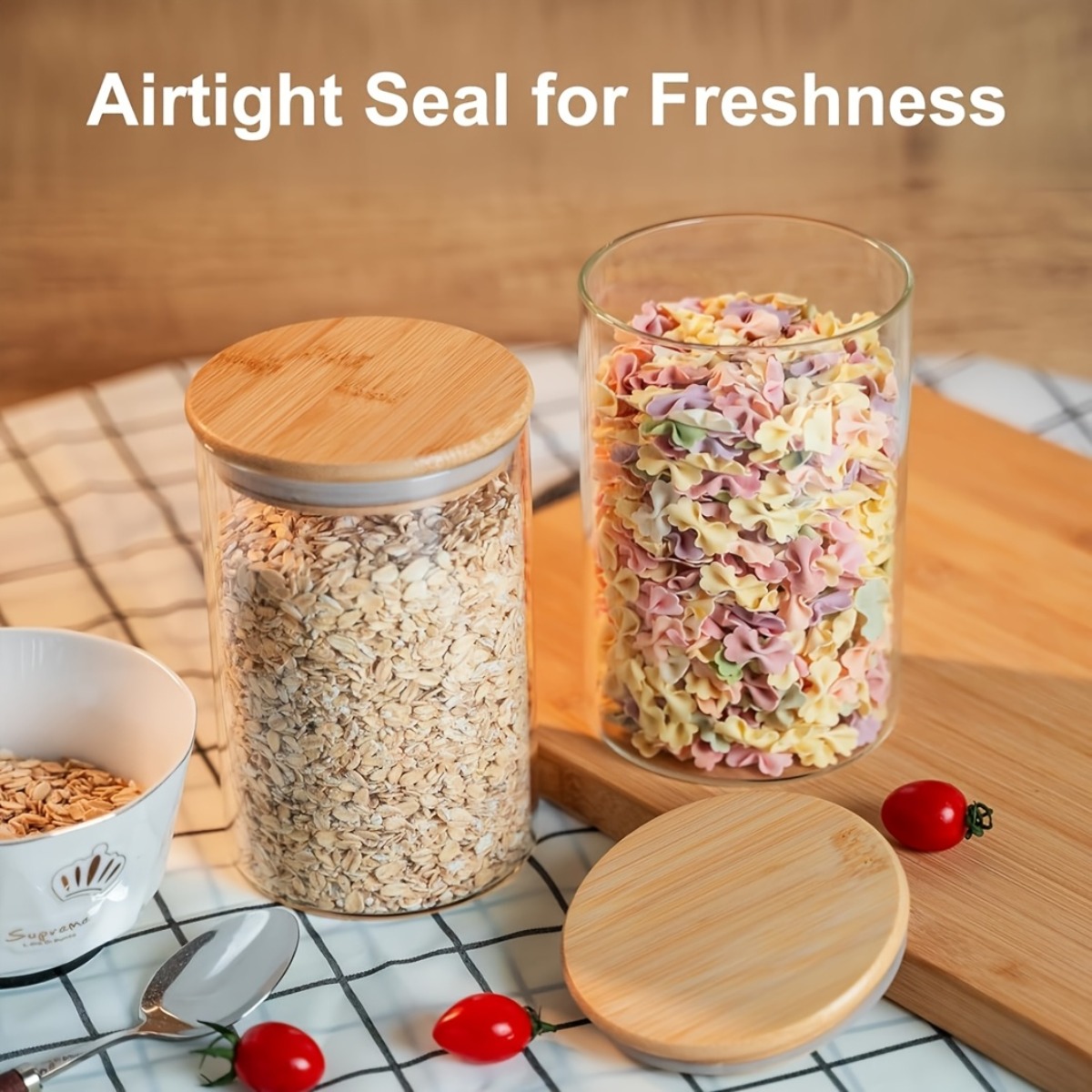 ชุดกล่องเก็บอาหารแก้วฝาปิดสนิท - Food Storage Glass Container Set บทวิจารณ์และราคา