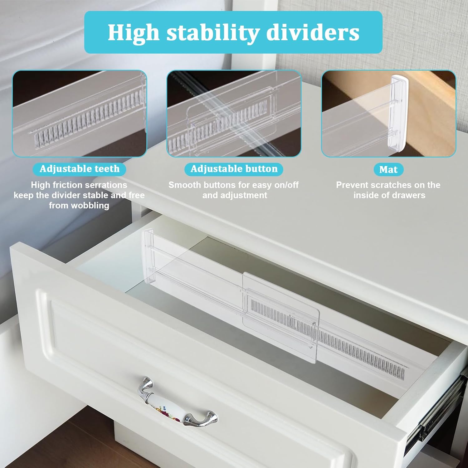 ชุดแบ่งลิ้นชักแบบขยายได้ 4/6/8 - Food Storage For Room บทวิจารณ์และราคา