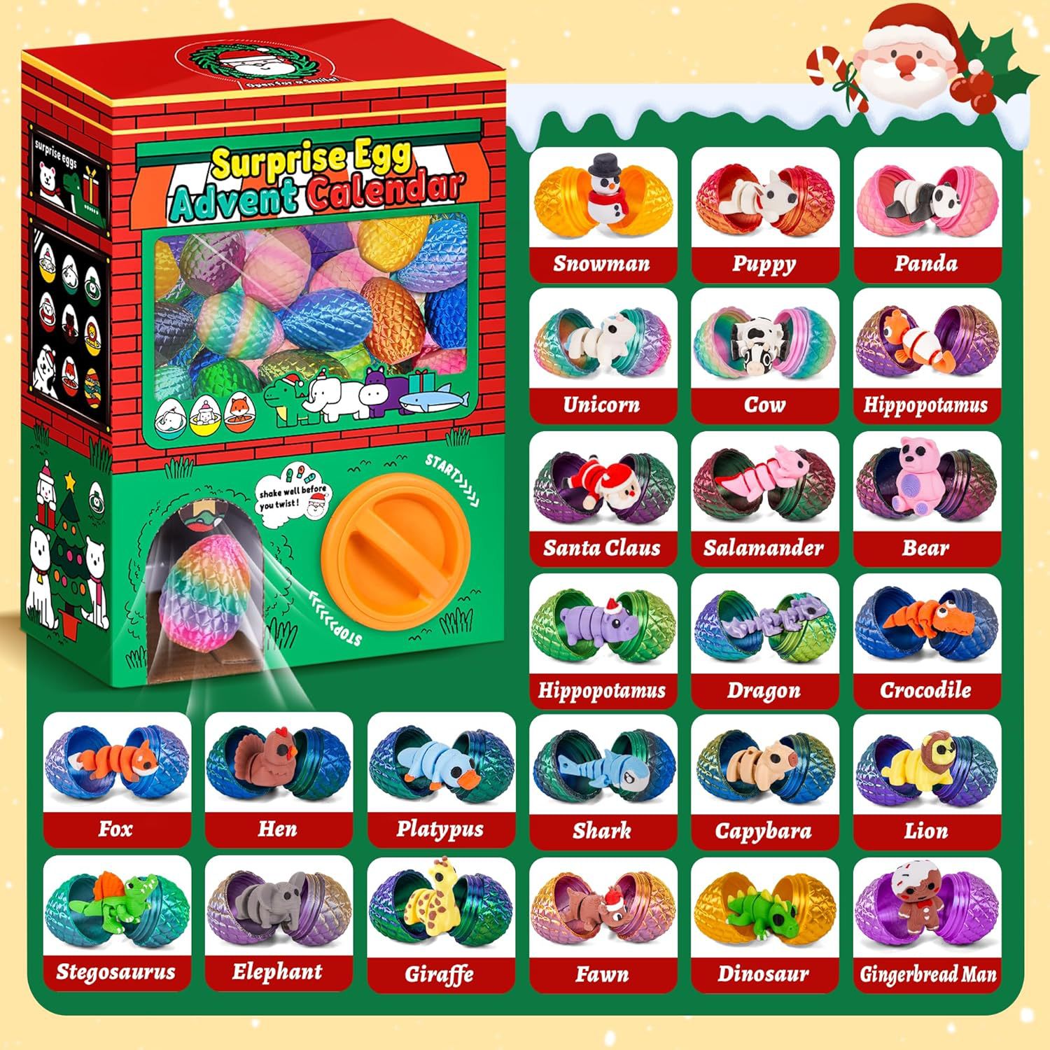 กล่องของขวัญเซอร์ไพรส์ 24 ชิ้น - Food Storage Eggs บทวิจารณ์และราคา
